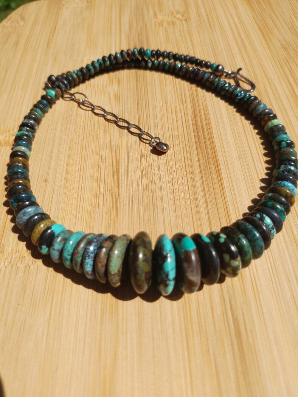 Jay King DTR Hubei Turquoise necklace 925 Sterling Silver